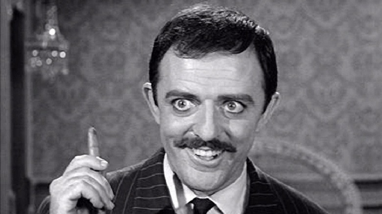 Gomez Addams smiling