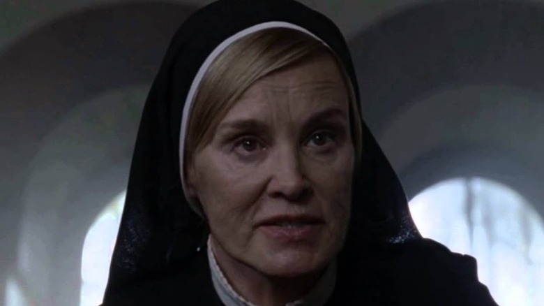 Sister Jude frowning