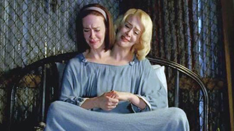 Bette and Dot crying