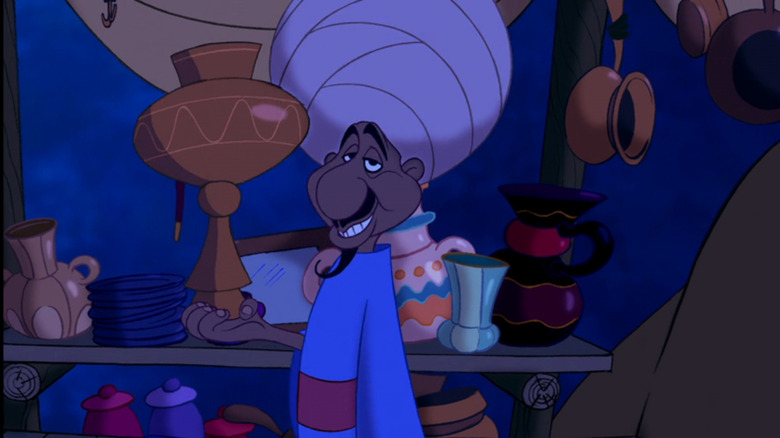 Bruce Adler antique salesman Disney's Aladdin