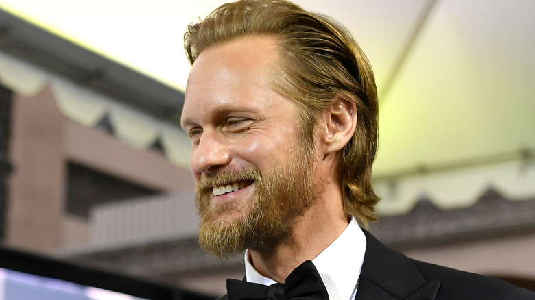 Alexander Skarsgård smiles