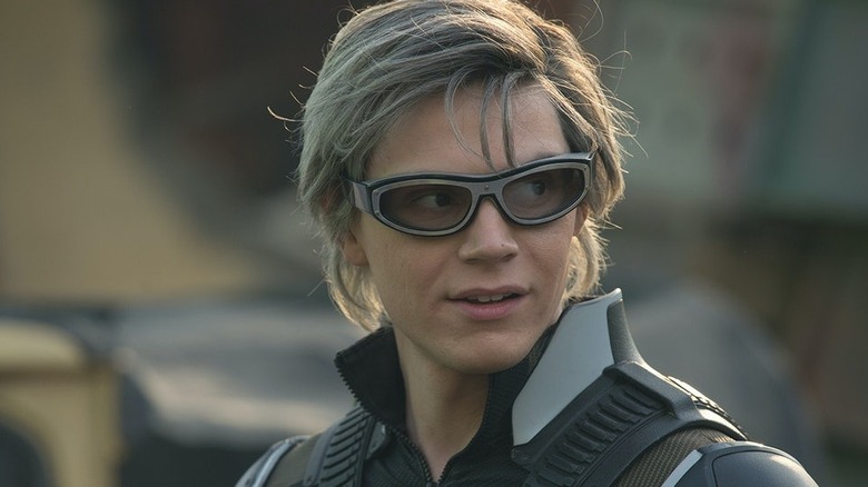 Quicksilver looks over his shoulder