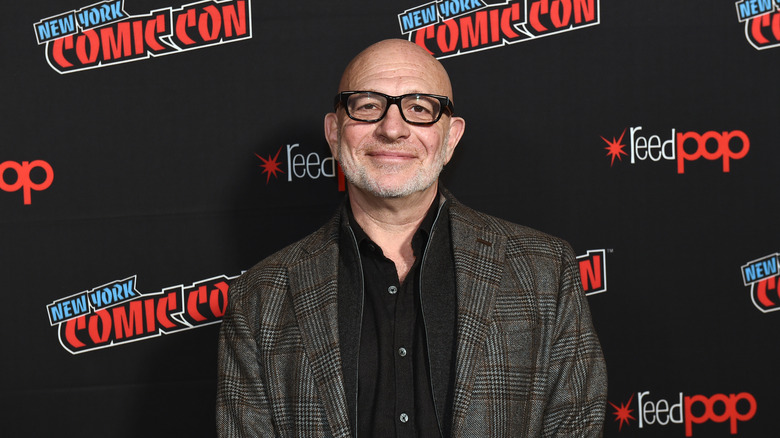 Akiva Goldsman poses at comic con