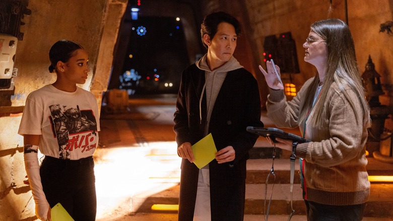 Amandla Stenberg and Lee Jung-Jae on The Acolyte set