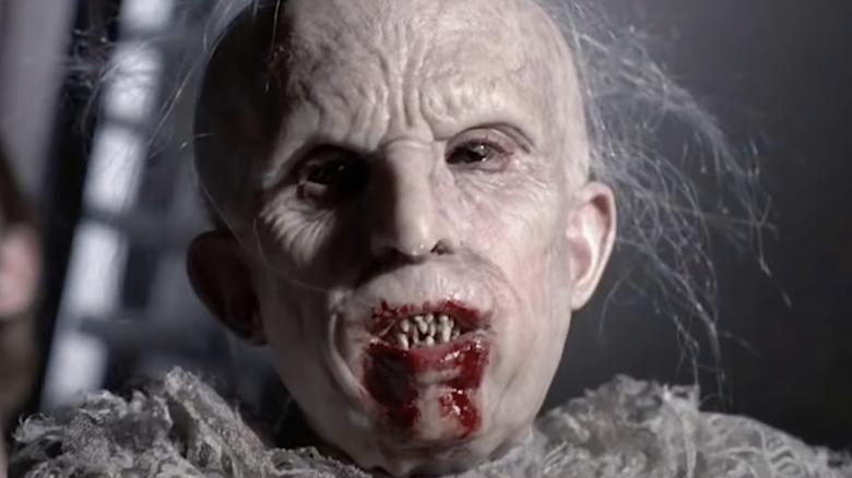 Ben Woolf with a bloody mouth