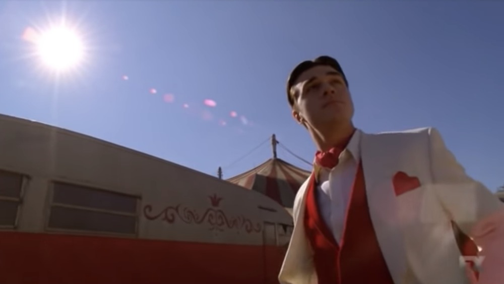 Finn Wittrock as Dandy Mott in American Horror Story: Freak Show during massacre