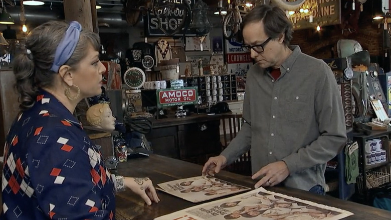 Danielle presents rare Beatles items on American Pickers