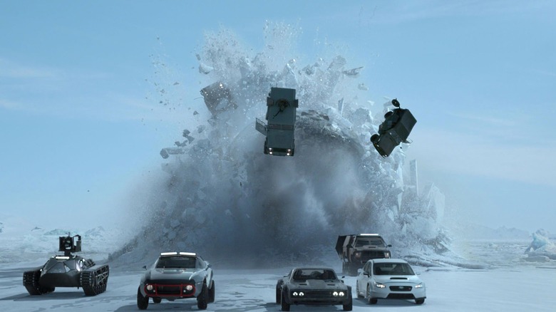 Submarine chase in Fate of the Furious