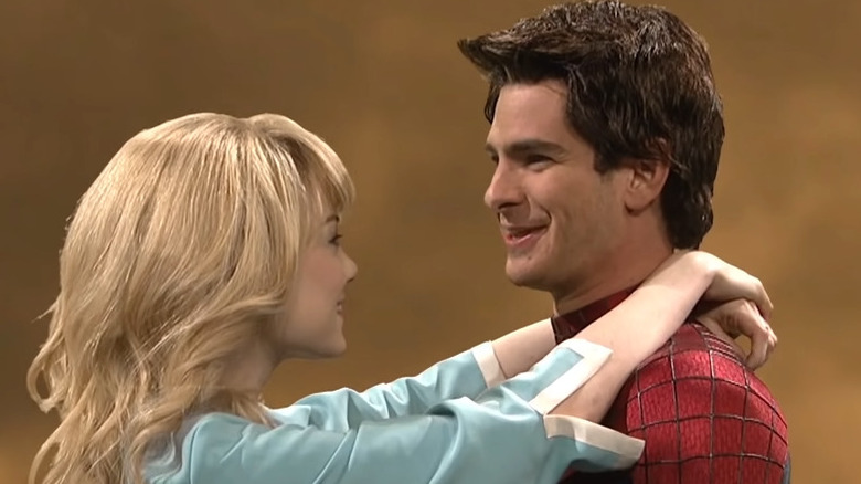 Andrew Garfield and Emma Stone on SNL