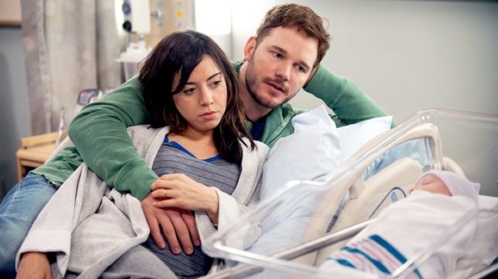 Andy Dwyer April Ludgate baby