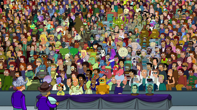 all the Futurama characters