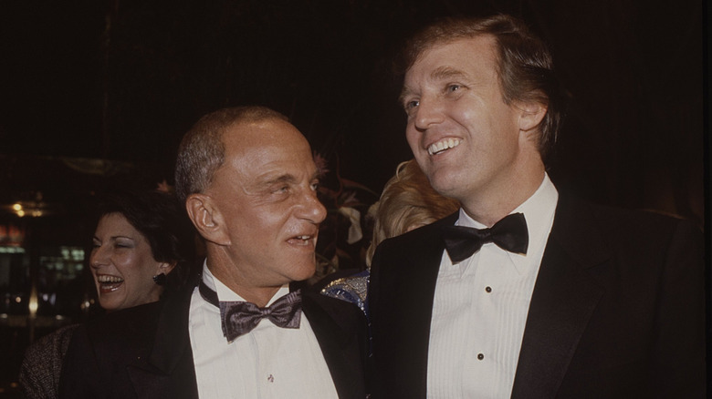 Trump and Cohn in tuxes