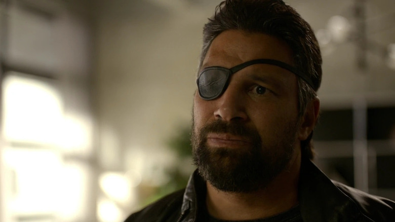 Slade Wilson with an eyepatch