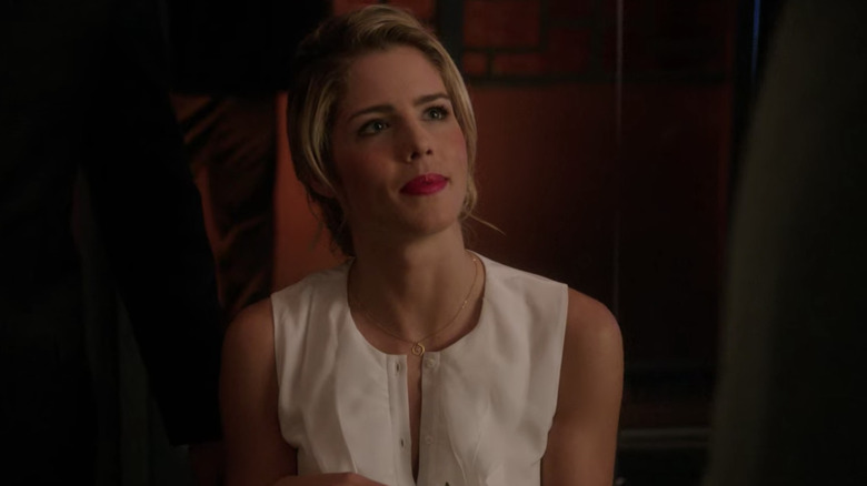 Emily Bett Rickards as Felicity Smoak in Arrow