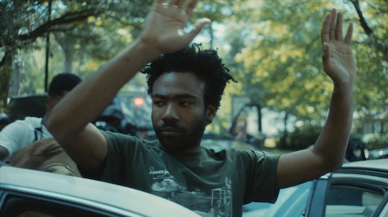 Donald Glover is stopped by police as Earnest in Atlanta