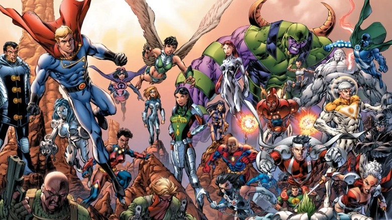 All Wildstorm heroes gathered together