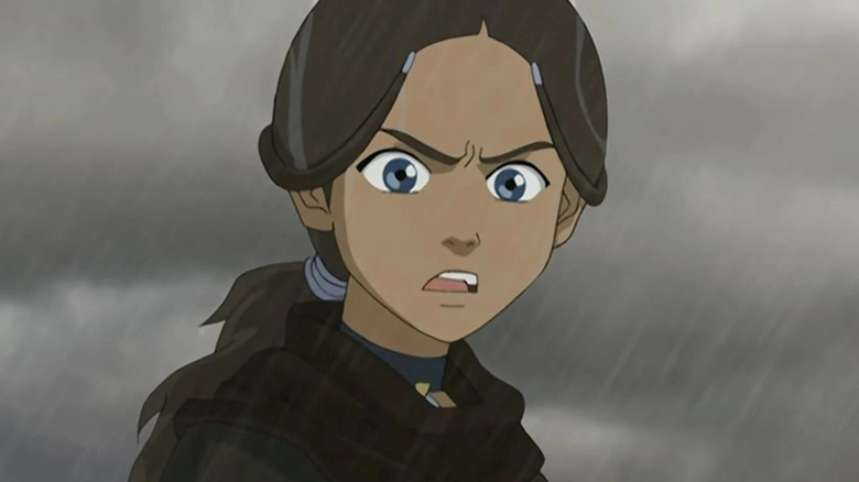 Katara in rain