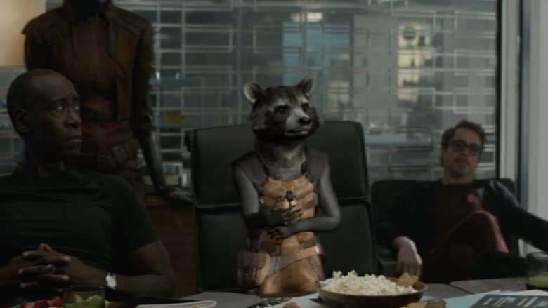 Avengers Endgame suckiest army in the galaxy deleted scene Rocket Raccoon