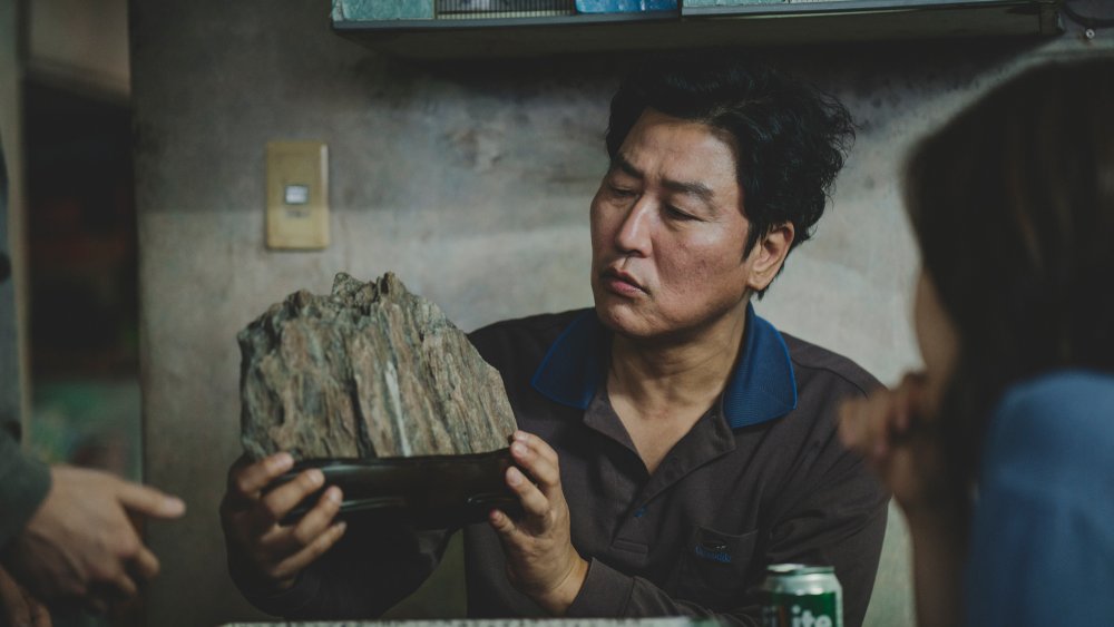 Song Kang-ho as Kim Ki-taek in Parasite