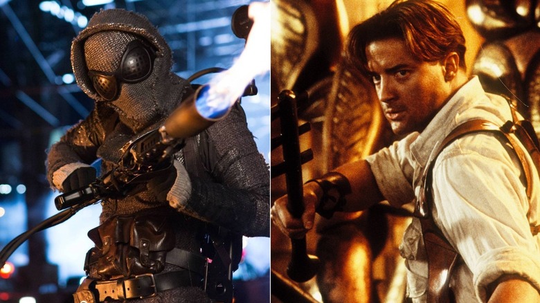 Firefly from Gotham/Brendan Fraser in The Mummy