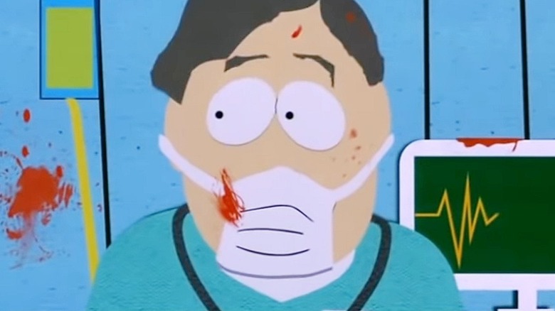 Dr. Gouache in South Park: Bigger, Longer & Uncut