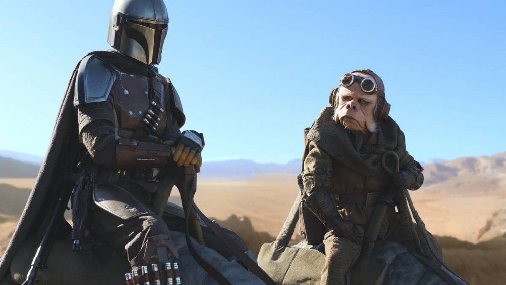 The Mandalorian and Kuiil on Disney+'s The Mandalorian