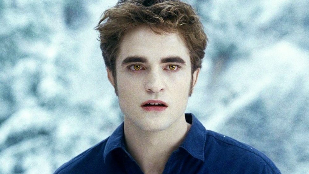 Robert Pattinson as Edward Cullen in The Twilight Saga