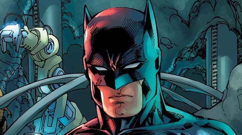 Batman staring menacingly