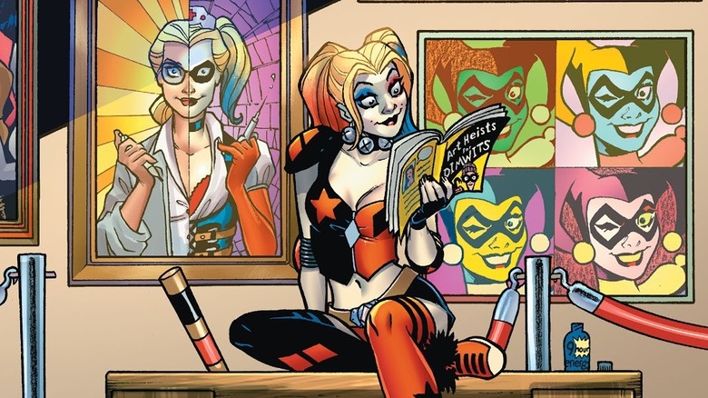 Harley Quinn in art museum