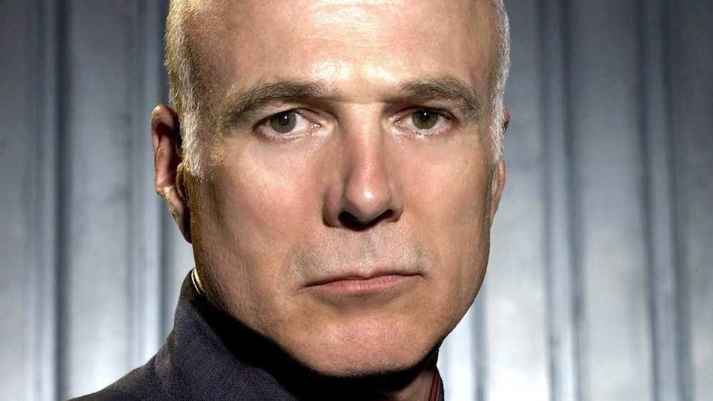 Michael Hogan as Saul Tigh on Battlestar Galactica