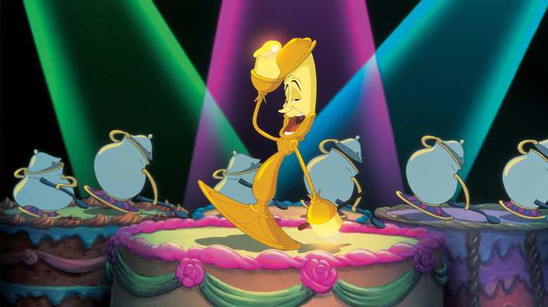 Lumiere dancing with tea service