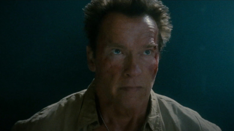 Arnold Schwarzenegger as Trench in The Expendables 2