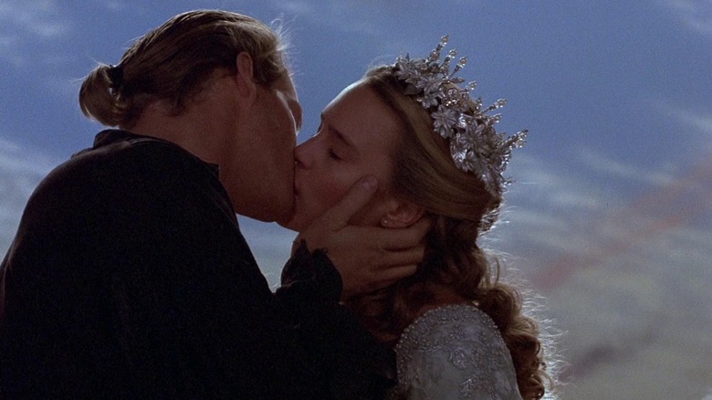 Westley and Buttercup kissing