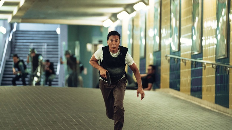 donnie yen running with a gun