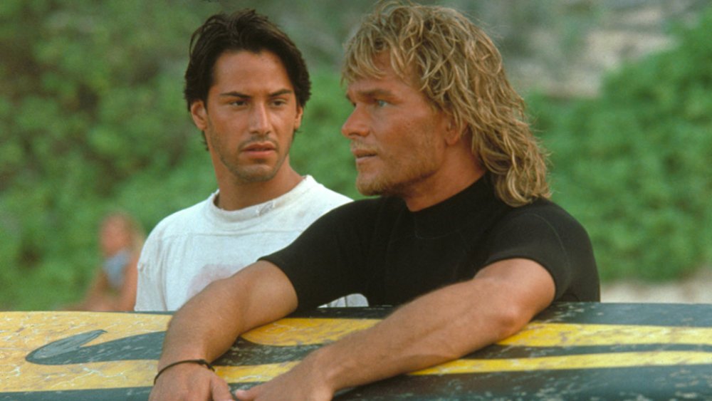 Keanu Reeves and Patrick Swayze in Point Break