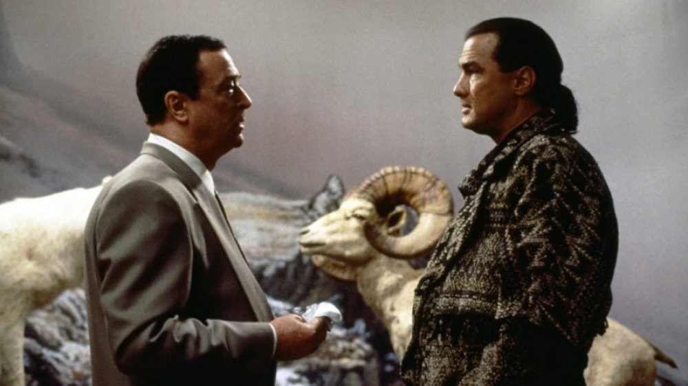 Michael Caine and Steven Seagal in On Deadly Ground