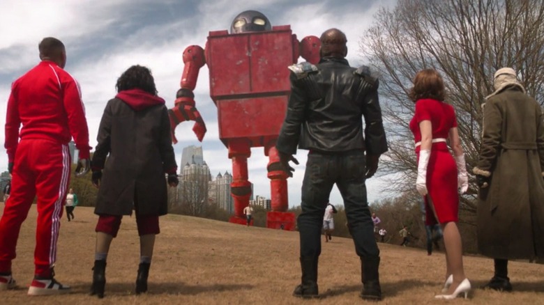 The Doom Patrol faces off with Eric Morden's robot