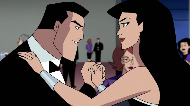 Bruce Wayne and Diana dancing