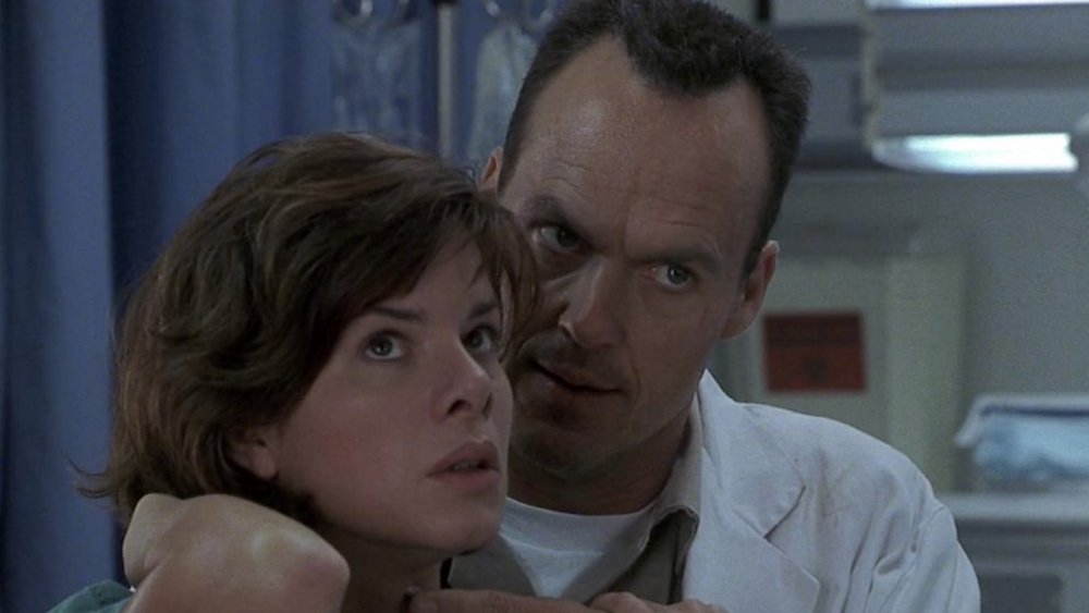 Michael Keaton and Marcia Gay Harden in Desperate Measures