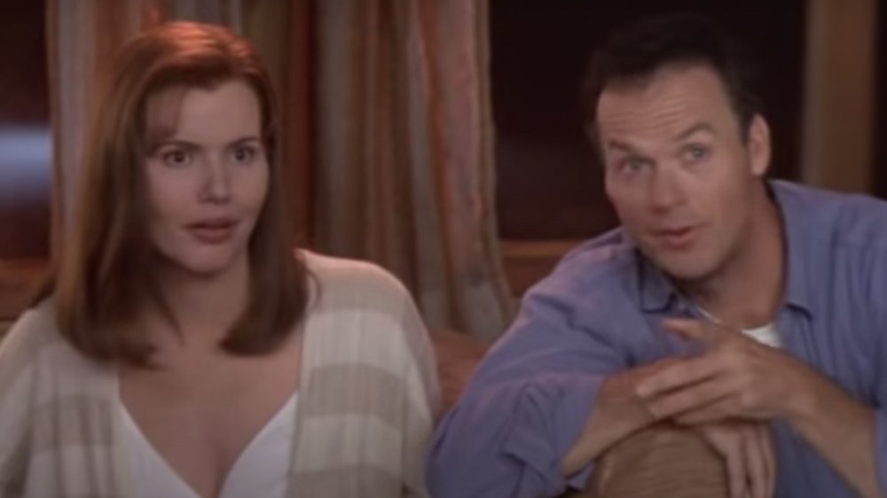 Michael Keaton and Geena Davis in Speechless