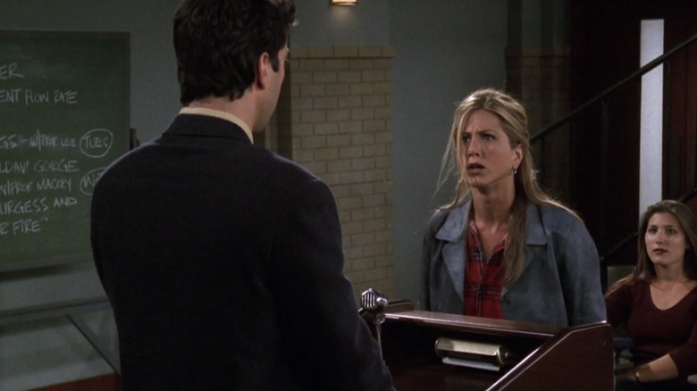 Rachel Green angry on Friends