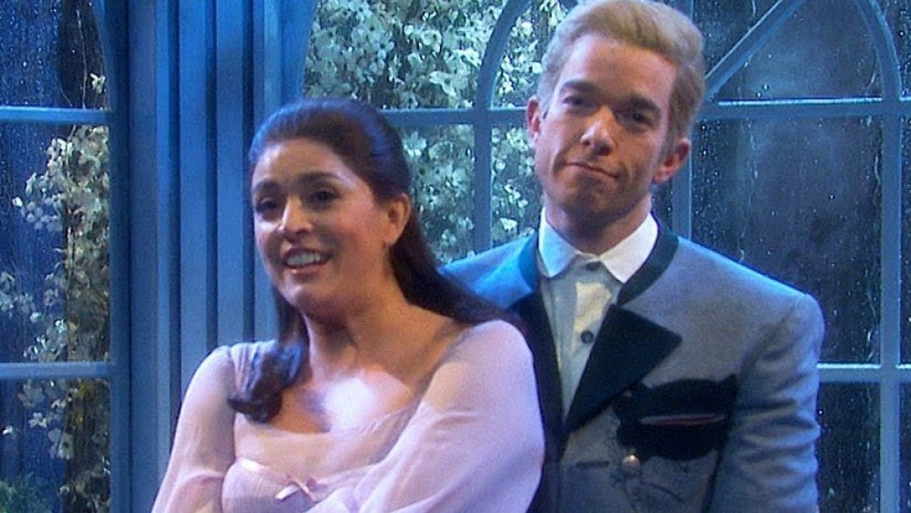 John Mulaney and Cecily Strong as Rolf and Liesel on Saturday Night Live