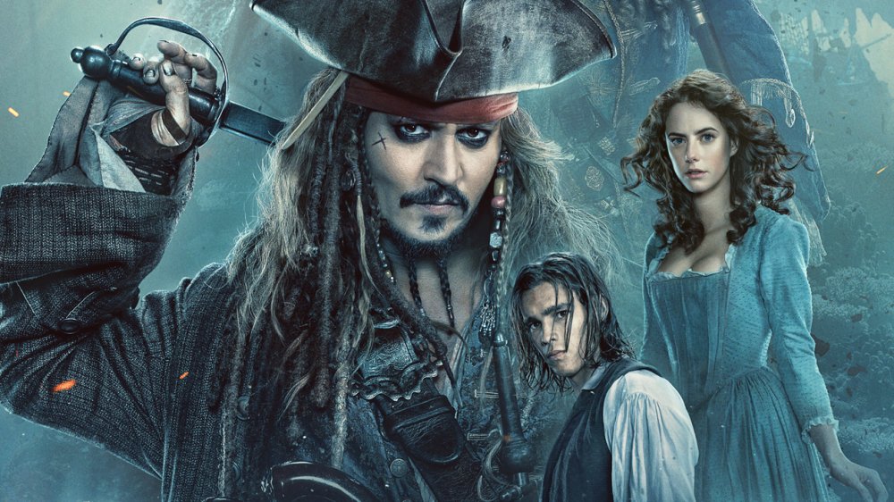 Johnny Depp as Jack Sparrow in Pirates of the Caribbean: Dead Men Tell No Tales