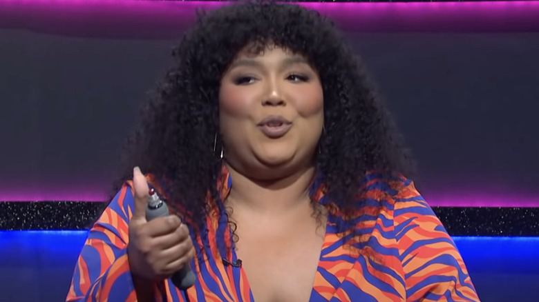 Lizzo in SNL Trivia Game Show