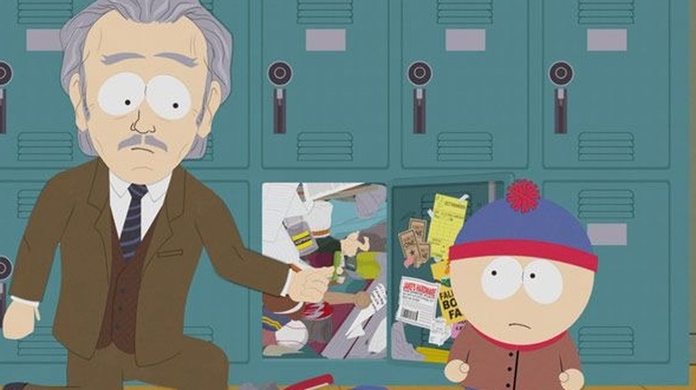 Stan shows messy locker