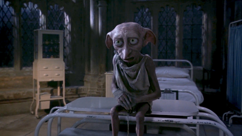 Dobby talks to Harry