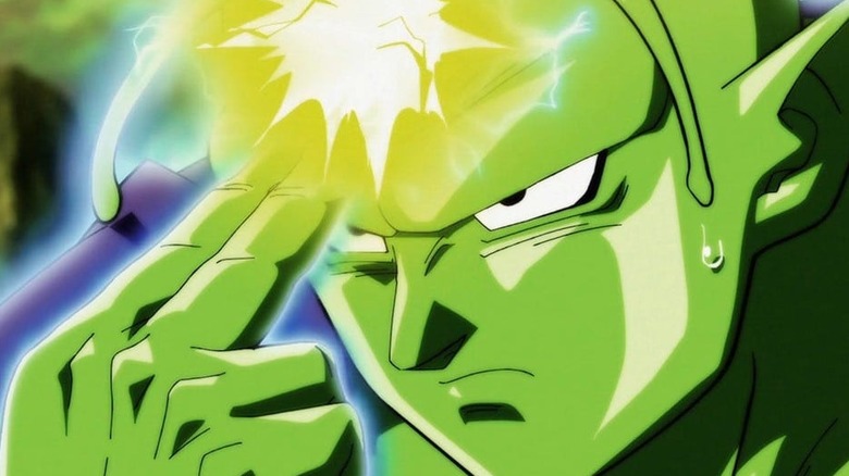 Piccolo charges the Special Beam Cannon