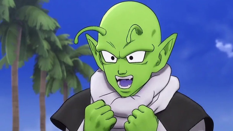 Dende smiles with closed hands