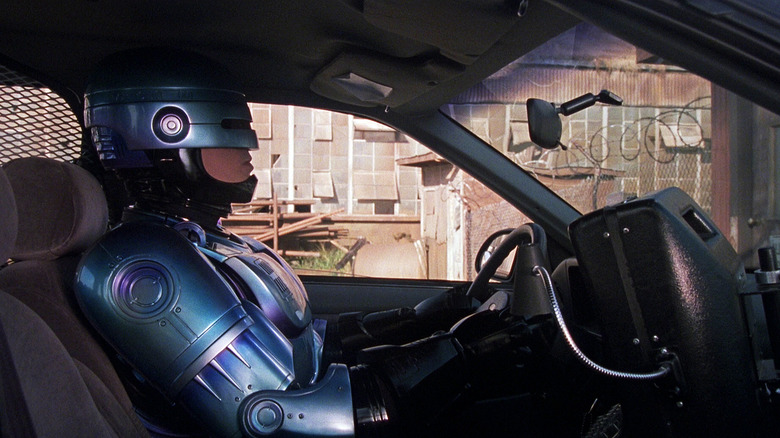 RoboCop driving