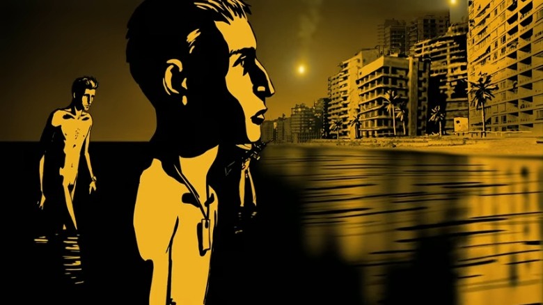 Waltz With Bashir men walking ocean